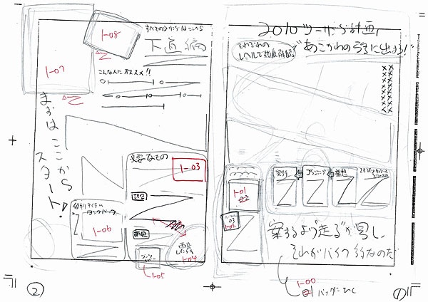 10人10色のラフレイアウト 制作現場 タンデムスタイル