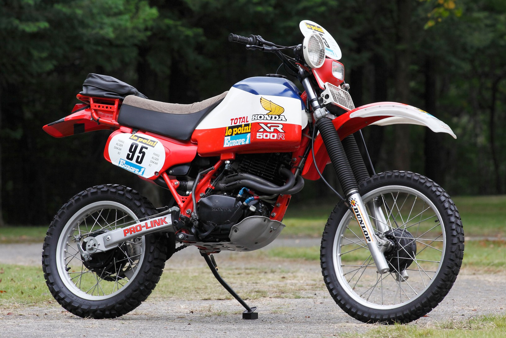 80s ホンダ HONDA XL500R　パリダカラリー スウェット