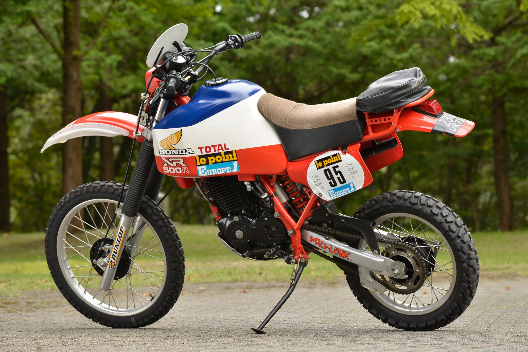 80s ホンダ HONDA XL500R　パリダカラリー スウェット