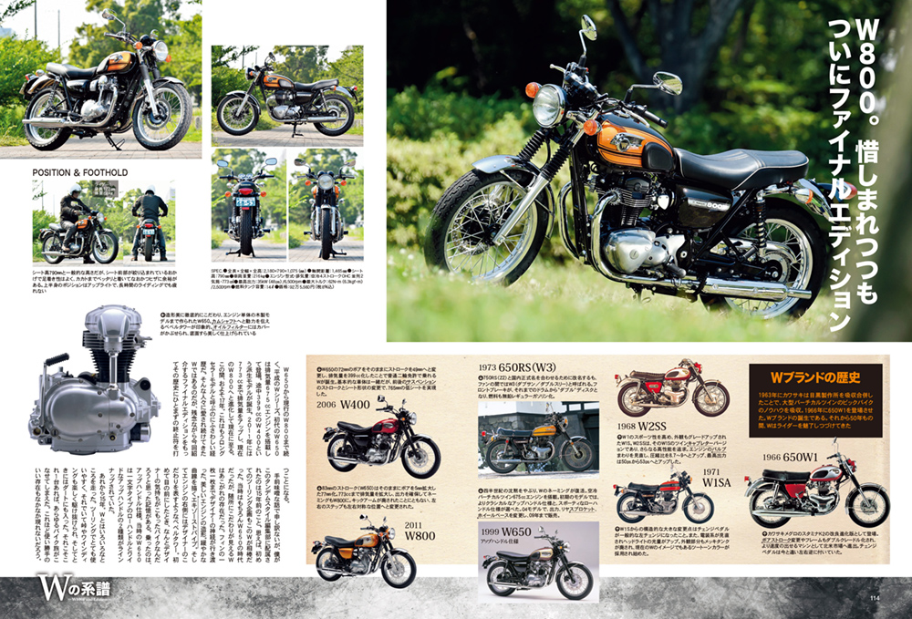 PR特別企画Wの系譜 ―W800Final Edition―