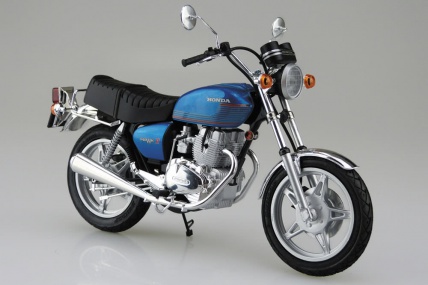 AOSHIMA 1/12スケールの『ホンダ ホークII CB400T』と『ヤマハ XJ400』が再販売