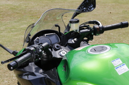 Kawasakiのニンジャ1000のコックピット