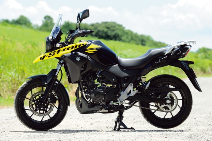 V-STROM250の左サイド