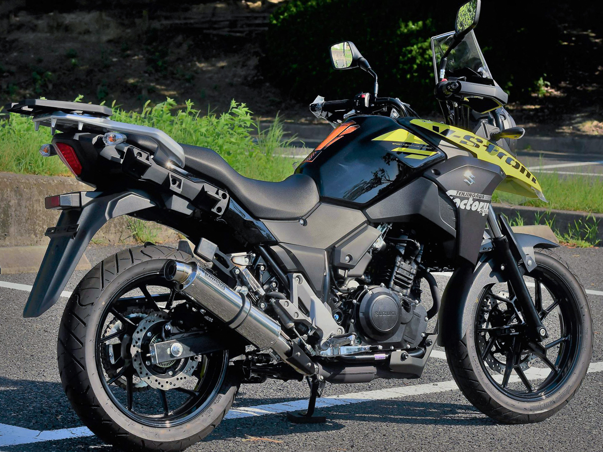 BEAMSより、V-STROM250用のスリップオンマフラー4製品が登場 - バイク 