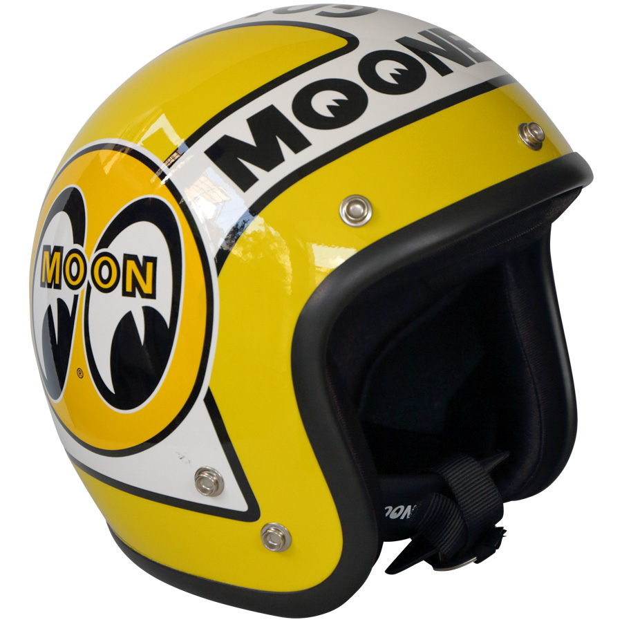 オリオンエースより、MOONEYESロゴを前面に押し出したヘルメット 