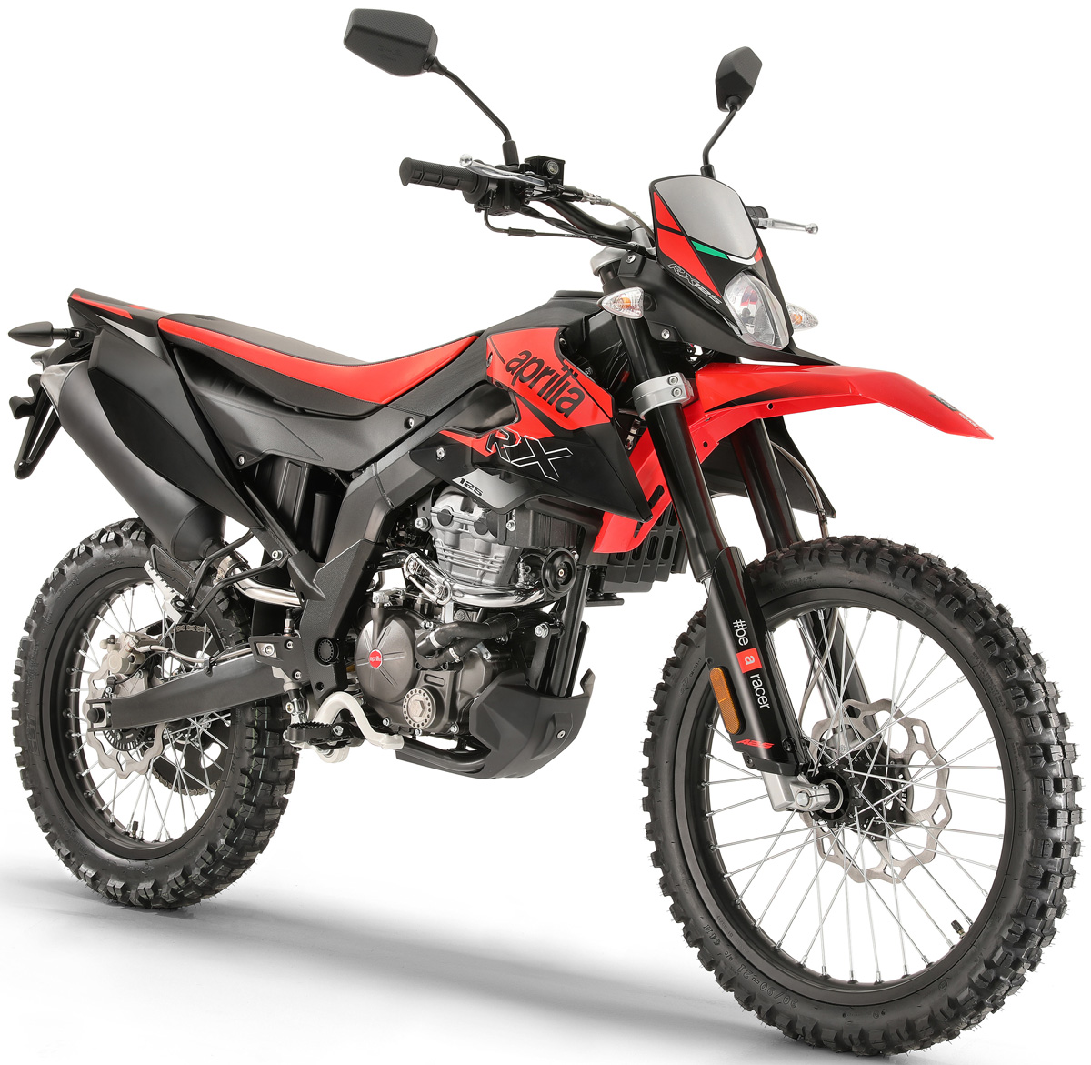原二クラスのフルサイズオフローダー Rx125がapriliaより登場 バイクニュース タンデムスタイル