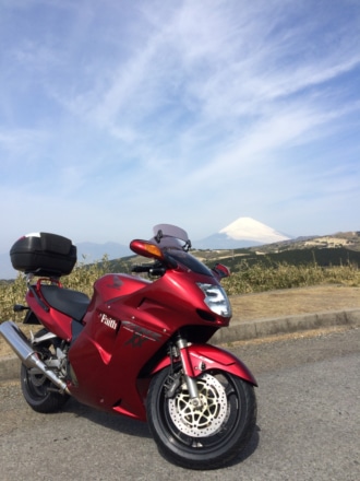 富士山とのツーショット