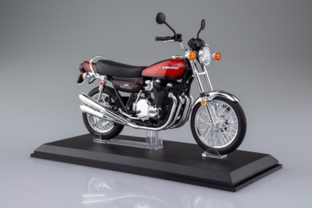 SKYNET 1/12 完成品バイクにKawasaki Z1の“火の玉”カラーが限定販売中