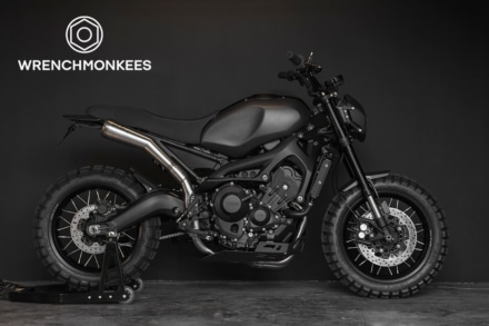 XSR900がスクランブラーテイストに！WRENCHMONKEES製パーツが日本上陸！