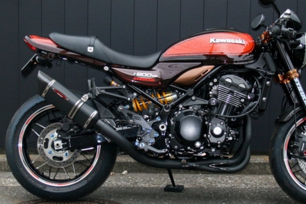 STRIKERよりマットな質感が魅力のフルエキマフラー『チタン ブラックライン For ’18 Z900RS』が登場