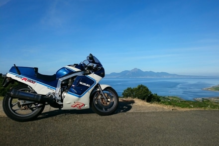 夏の朝駆けの風景