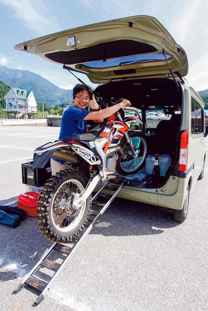 すごいぞホンダセンシング Nバンにバイクを積んで走行 車中泊してみた バイクニュース タンデムスタイル