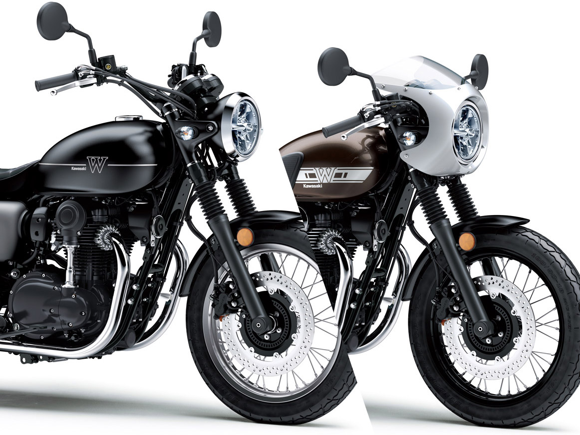 Kawasaki W800が復活 Streetとcafeの2本立てで 19年春には国内販売も バイクニュース タンデムスタイル