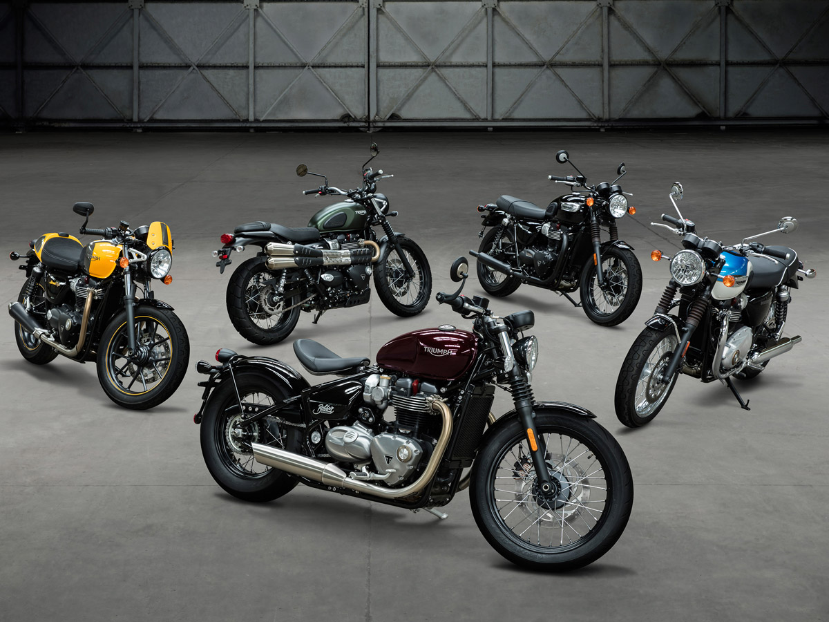TRIUMPH モダンクラシックシリーズを購入して半額でアクセサリーを