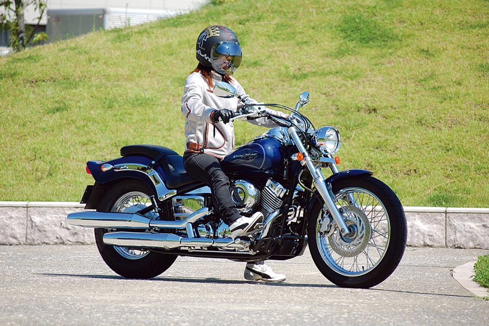 YAMAHA ドラッグスター400 - バイク足つき アーカイブ - タンデムスタイル
