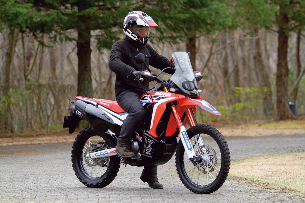 Honda Crf250ラリー プロトタイプ バイク足つき アーカイブ タンデムスタイル
