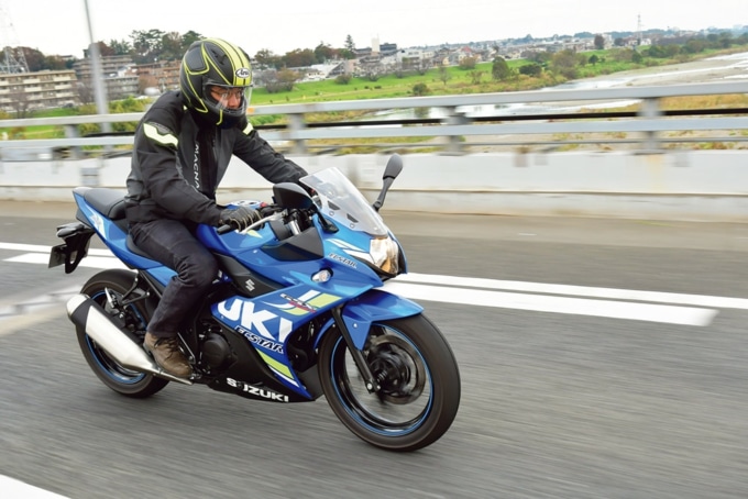 SUZUKIのGSX250Rを高速道路でインプレッション