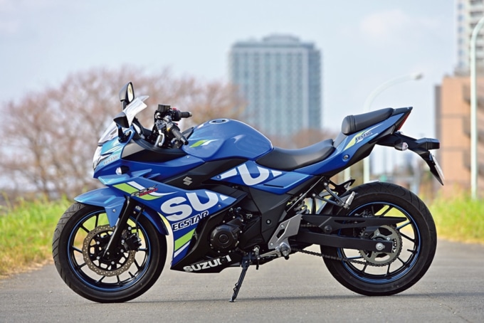 SUZUKIのGSX250Rの左サイドイメージ