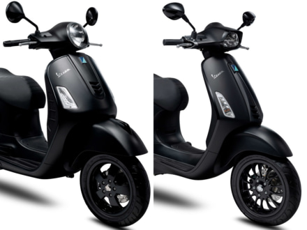 マットブラックで大人な仕上がり！VESPA GTS300Super＆Sprint150に限定カラーが登場