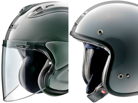 上品かつレトロな仕上がり！ARAI VZ-RAM＆CLASSIC MODに新色となるモダン・グレーが登場