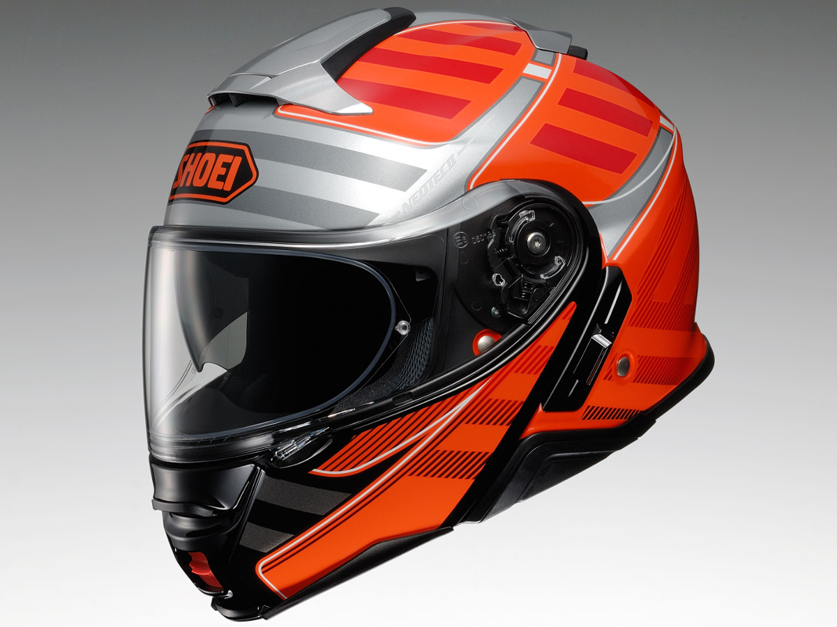 ジェットヘルメット サイズ表記ML ホワイト オレンジ
