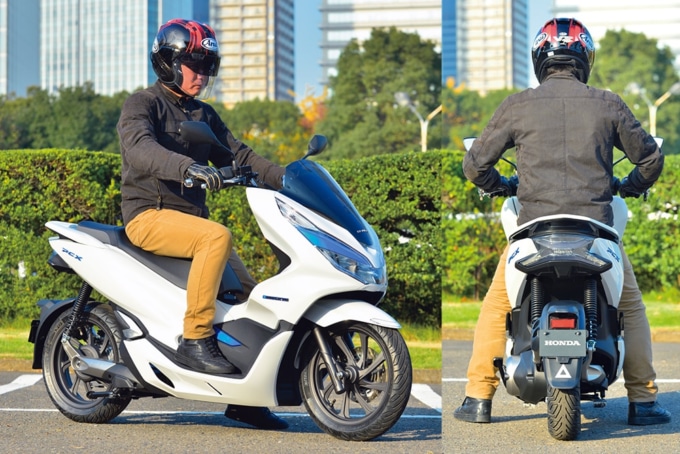 HONDA PCXエレクトリック 足つき＆乗車ポジション