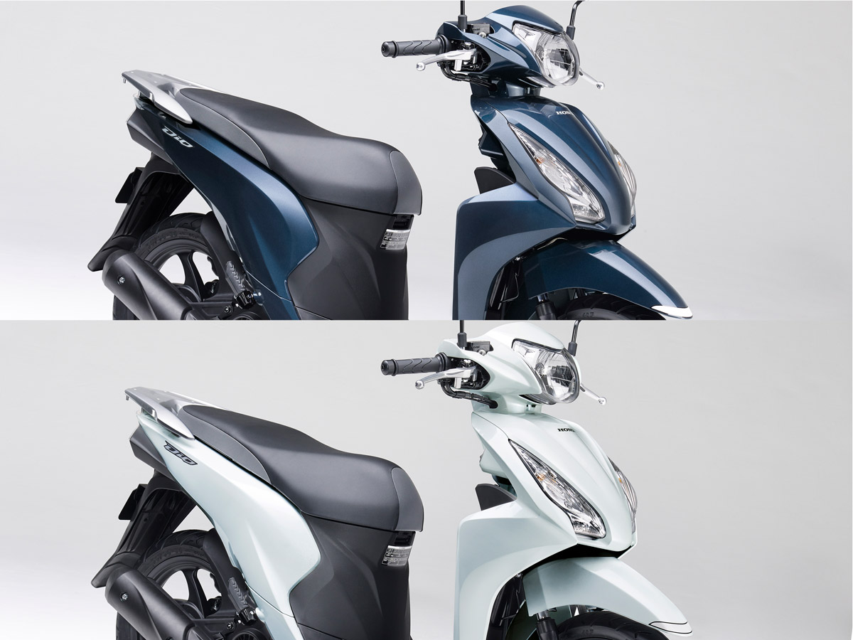 ホンダ ディオ110の19年モデルが2月22日より販売開始 新色追加に加え ツートンカラーのシートなども新採用 バイクニュース タンデムスタイル
