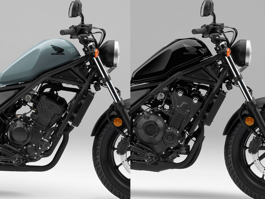 カラバリを変更した19年モデルのhonda Rebel250 500が登場 マットブラック仕上げのフレームで精悍な印象に バイクニュース タンデムスタイル