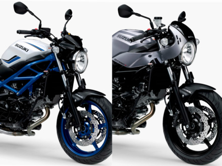 カラーリングを変更したSUZUKI SV650/Xが登場！さらにフロントブレーキの強化も実施