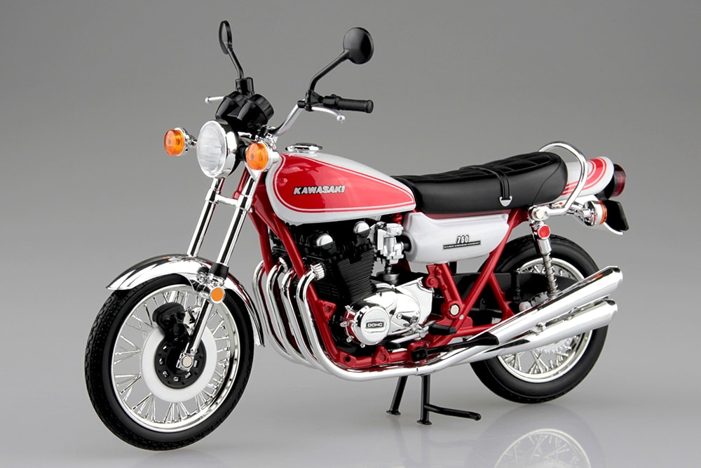 SKYNET 1/12 完成品バイクに『KAWASAKI 750RS(Z2) 赤白カラー』が登場 