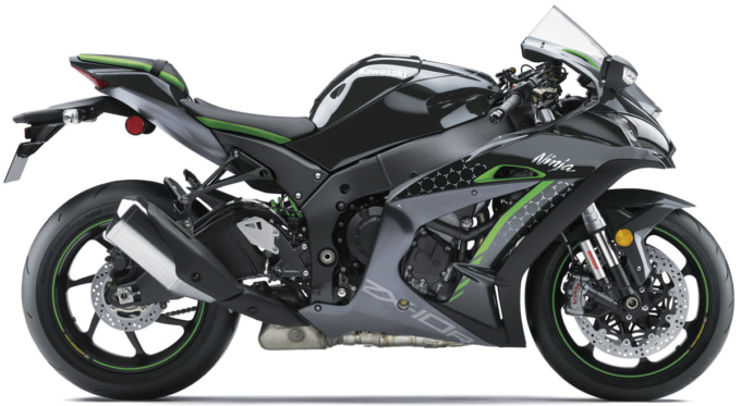 2019年モデル ZX-10R SE メタリックカーボングレー×メタリックフラットプラチナグレー