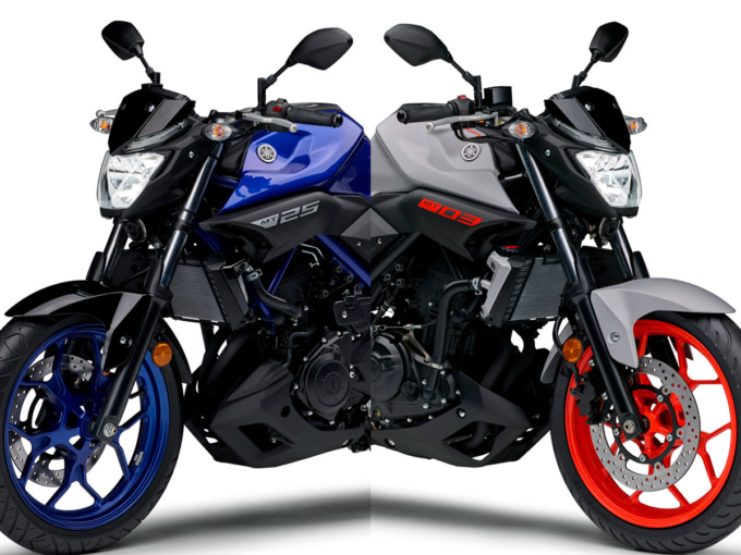 2019年モデルのYAMAHA MT-25＆MT-03