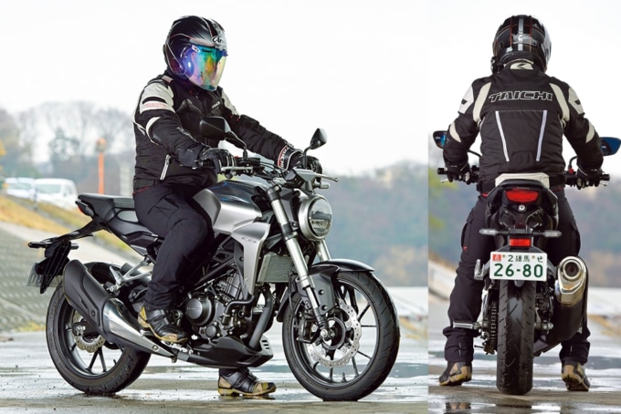 HONDA CB250R 足つき＆乗車ポジション