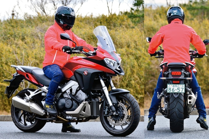 HONDA VFR800X 足つき＆乗車ポジション