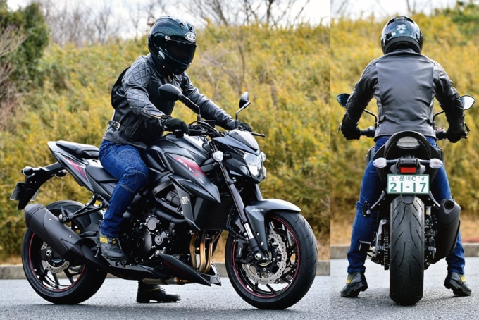 SUZUKI GSX750 ABS 足つき&乗車ポジション