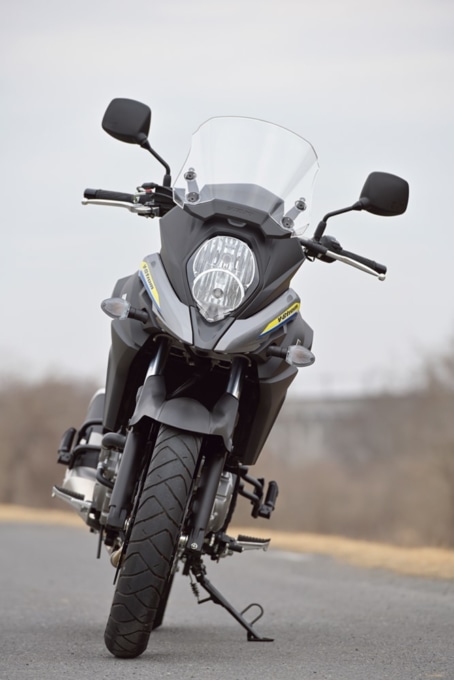 SUZUKI V-STROM650 フロントビュー