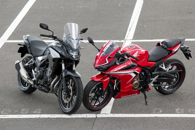 HONDA 400XとCBR400R