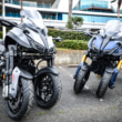 YAMAHA ナイケンGT グレーとナイケンGT マットブルー（パニア仕様）