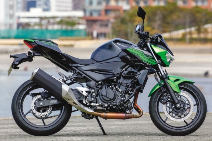 2019年式 カワサキ Z400 右サイドビュー