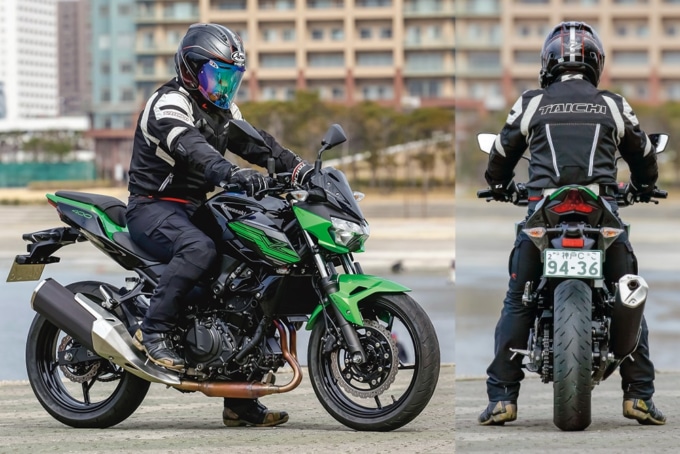 2019年式 カワサキ Z400 足つき＆乗車ポジション