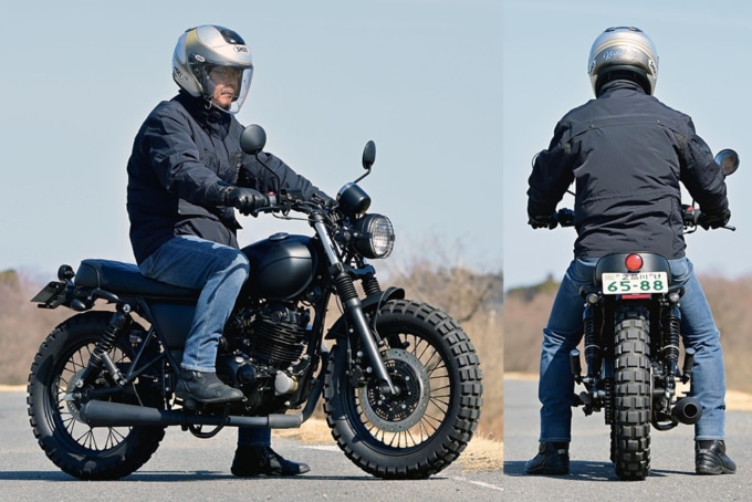 MUTT MOTORCYCLES サバス250 足つき＆乗車ポジション