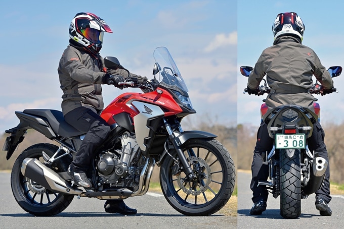 2019年モデル HONDA 400X 足つき＆乗車ポジション