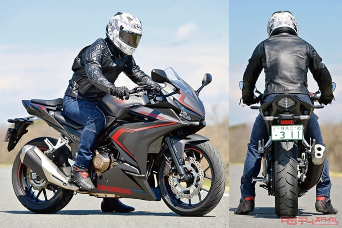 2019年モデル HONDA CBR400R 足つき＆乗車ポジション