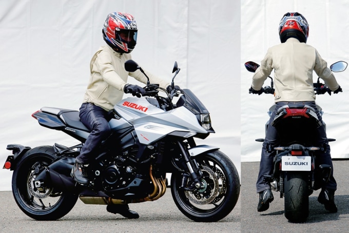 SUZUKI KATANA 足つき＆乗車ポジション