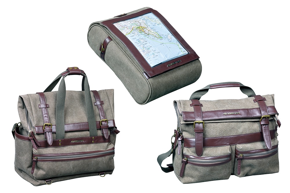 バグスターからレトロで大人な雰囲気が魅力のタンク シート ショルダーバッグが登場 バイクニュース タンデムスタイル