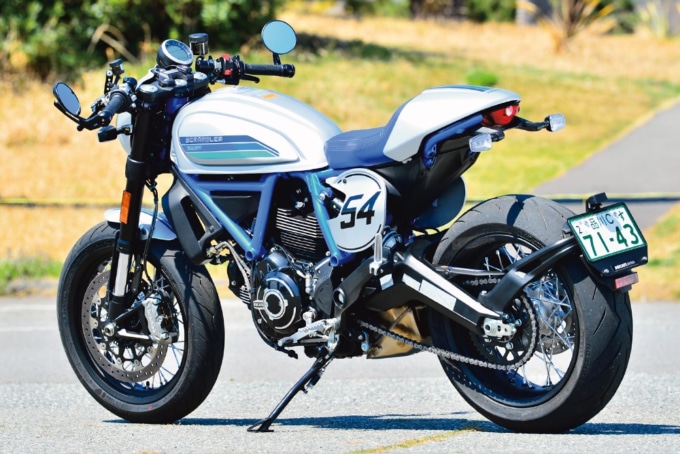 DUCATI SCRAMBLER CAFE RACER サイドビュー