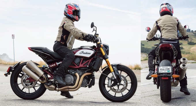 Indian Motorcycle FTR1200S 足つき＆乗車ポジション