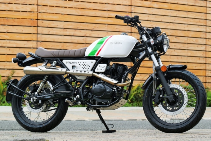 ITALMOTO TIQUATTRO125 SCRAMBLER 7:3ビュー