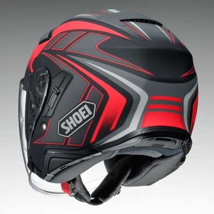 SHOEI J-Cruise Ⅱ AGLERO TC-1（レッド×ブラック）リヤビュー