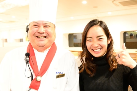 太平洋フェリー きたかみのシェフの夏目さんとツーショット